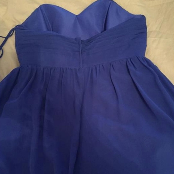 Alfred Angelo Cobalt Blue Polyester, size 8 - Picture 3 of 4